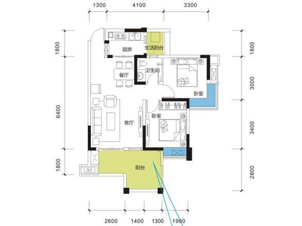 香城榕园户型图