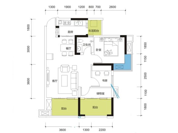 香城榕园户型图