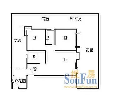 蜀源大厦户型图