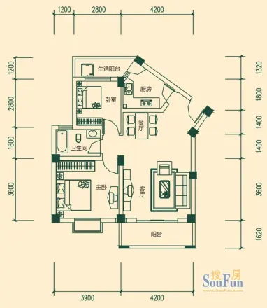 锦泰河畔户型图