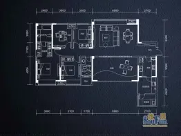 同森金棕榈5室3厅1厨2卫建面126.0㎡