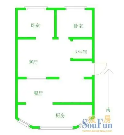 富城花园户型图