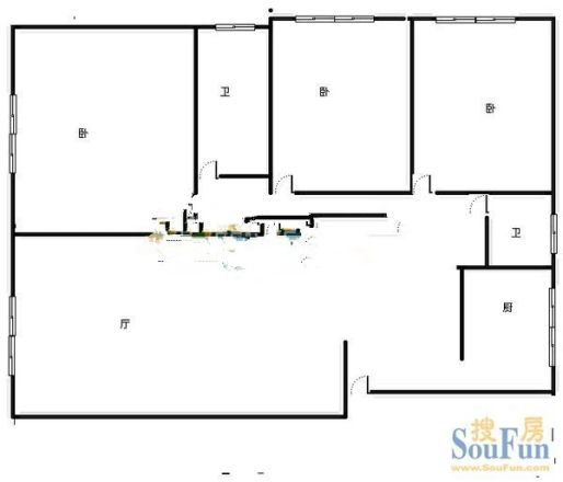 白塔路国税局宿舍户型图