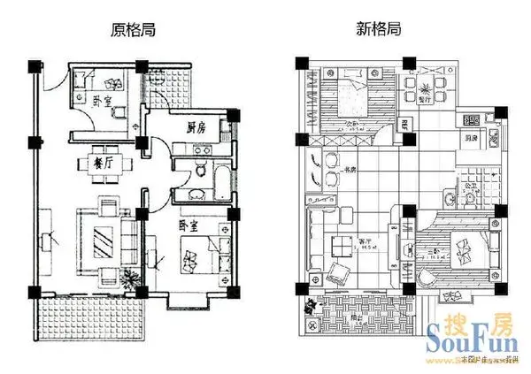侨福城二期户型图