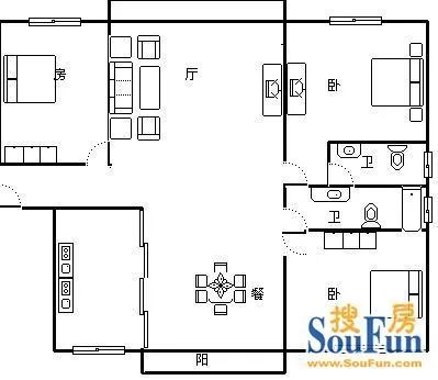 真西新苑户型图