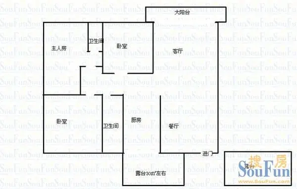 达成新居户型图