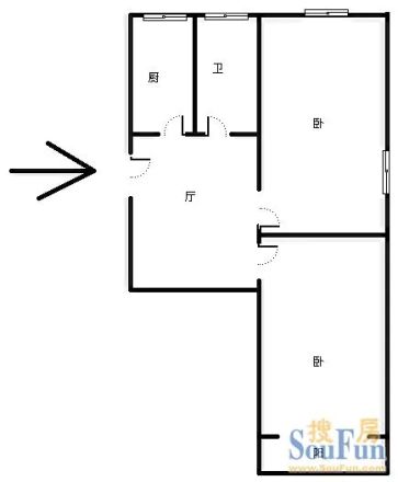 西宝兴路公房户型图