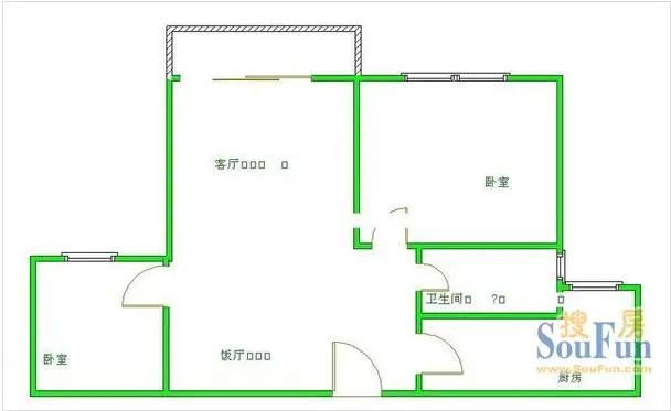 锦江公寓户型图