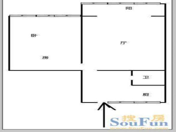 理工大学新迎校区职工宿舍户型图