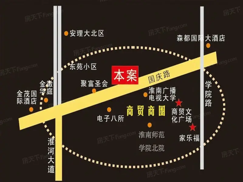 信谊·尚城公寓交通图