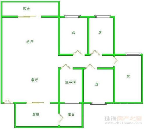 宝海高级公寓户型图