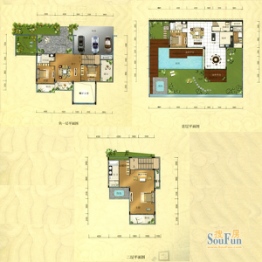 台山颐和温泉城5室3厅1厨4卫建面334.0㎡