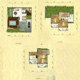 台山颐和温泉城4室2厅1厨4卫建面206.0㎡
