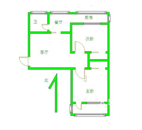 污水处理厂宿舍户型图