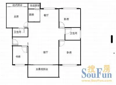 勒流翠景苑户型图