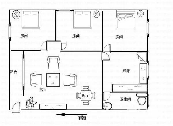 罗村建行宿舍户型图