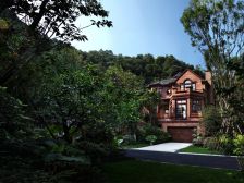 峨眉山别墅山与湖联排别墅,带100平花园