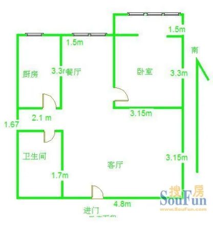 百家苑小区户型图