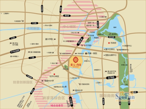 紫元·尚园交通图区位图