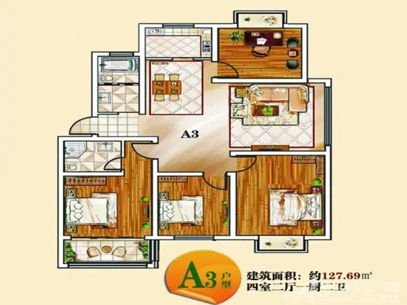皖溪佳苑户型图