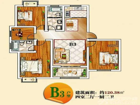 皖溪佳苑户型图