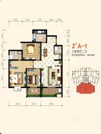 80年代3室2厅1厨2卫建面138.26㎡