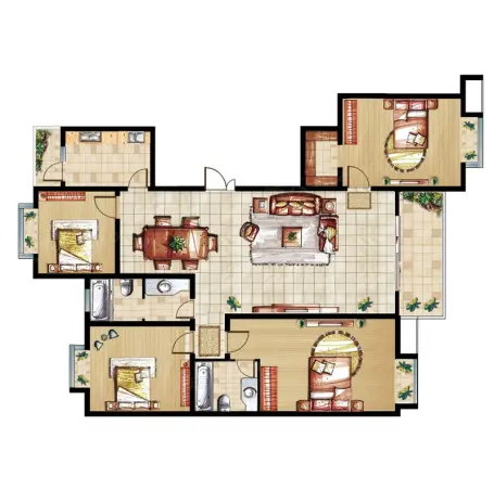 积玉桥省建行学校宿舍户型图