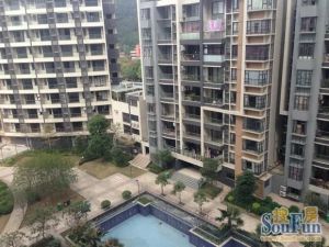 万达商圈方正两房带装修 花园安静舒适 仅需1个点契税