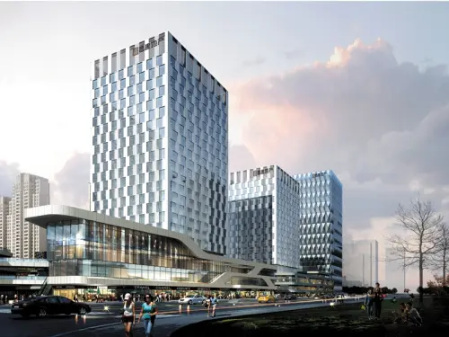 昌建广场效果图效果图