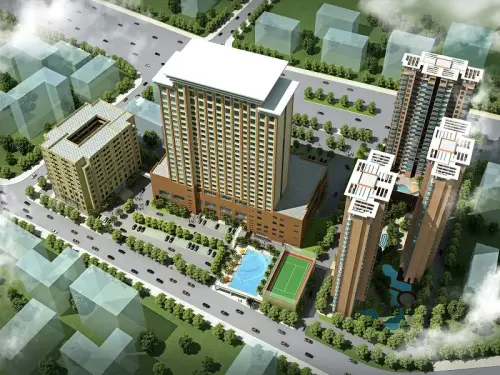 嘉盈名苑效果图鸟瞰图