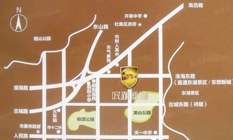 万泰·滨湖新城交通图