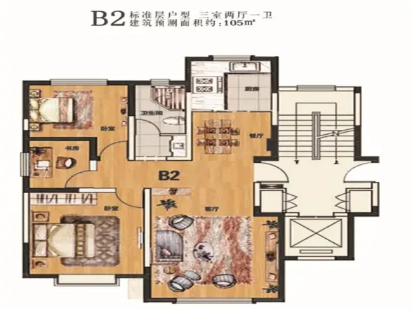 苏中公馆户型图