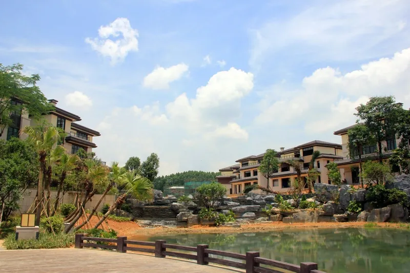 珑城半山别墅园林实景图(2014.6.28)-江门房天下