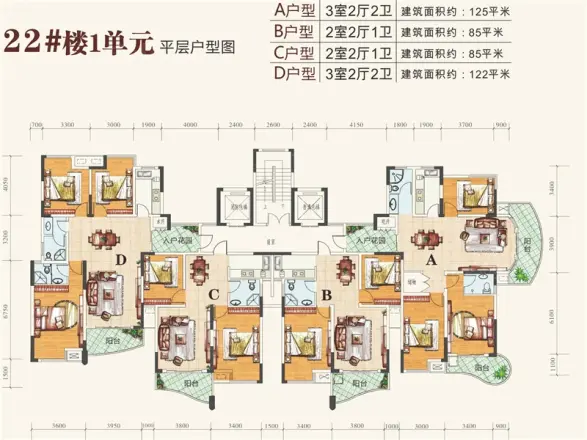 春江花月户型图