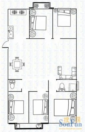 团结小区户型图