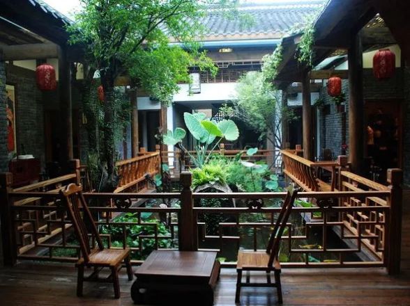 宽巷子四合院别墅实景图