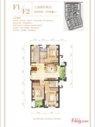 融信观山海3室2厅2卫建面119.0㎡