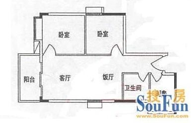 玫瑰苑户型图