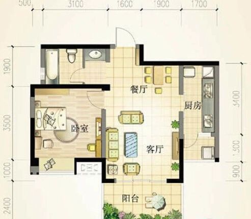世茂锦绣长江天胤Ⅱ户型图