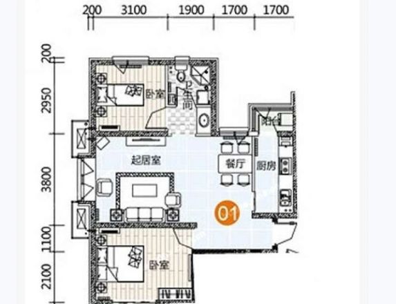 世茂锦绣长江天胤Ⅱ户型图