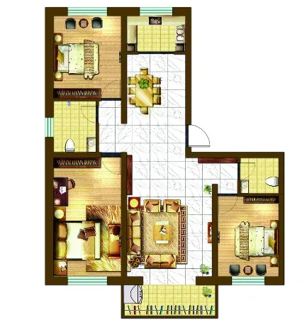清风别墅户型图