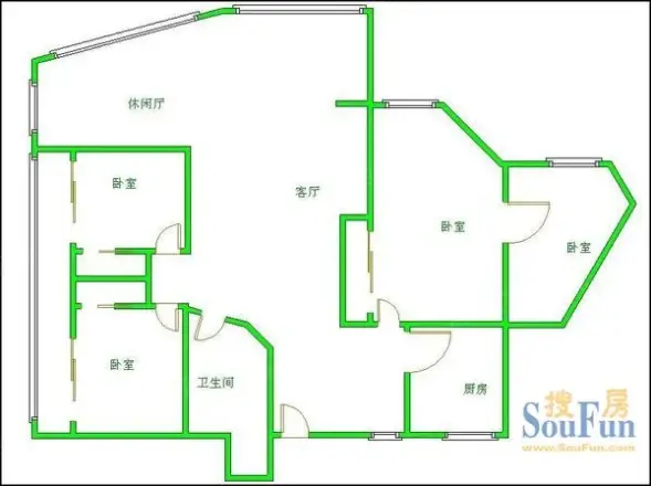 怡康城市公寓户型图