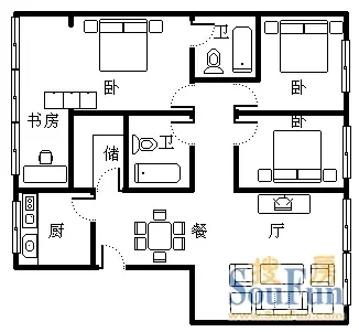 怡康城市公寓户型图