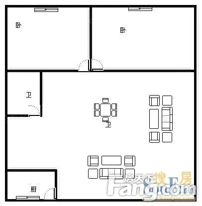 省艺校家属院户型图