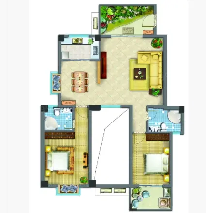 利济南路军威大厦户型图
