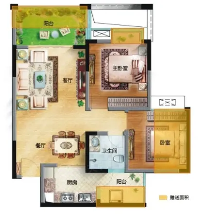 美好愿景汀香水榭户型图