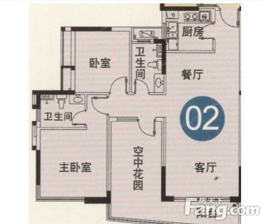 浩海丰太花园户型图