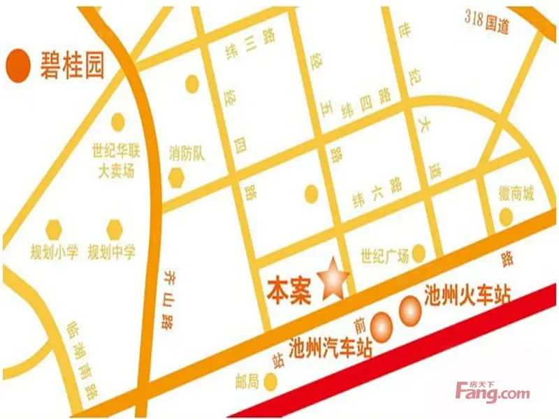 上海城二期交通图