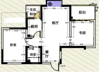 城北小区户型图