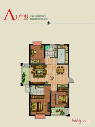 富建·名河雅居户型图